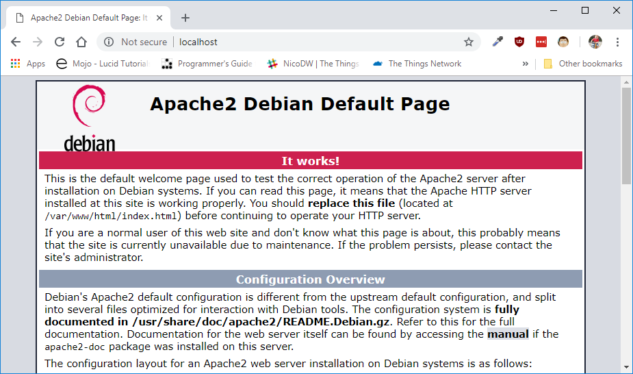 Apache-debian